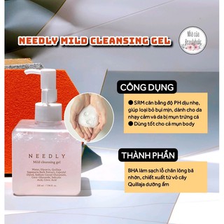 [SALE LỖ DỌN KHO] Sữa rữa mặt, Serum và Gel dưỡng NEEDLY