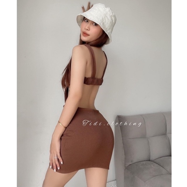 Đầm Body Sexy Có Quần Bên Trong-D14-