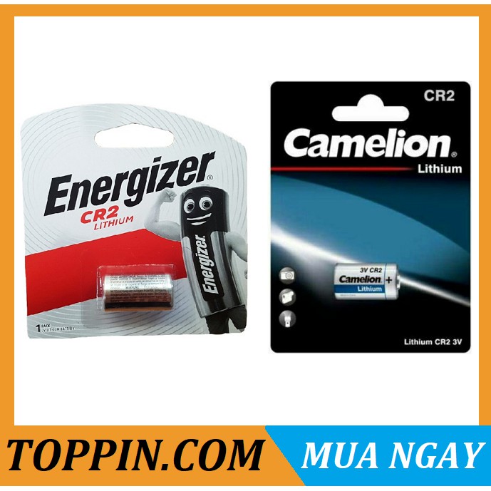 [TOPPIN] Pin CR2 Camelion -  Pin CR2 ENERGIZER 3V ( PIN MÁY ẢNH ) CHÍNH HÃNG.