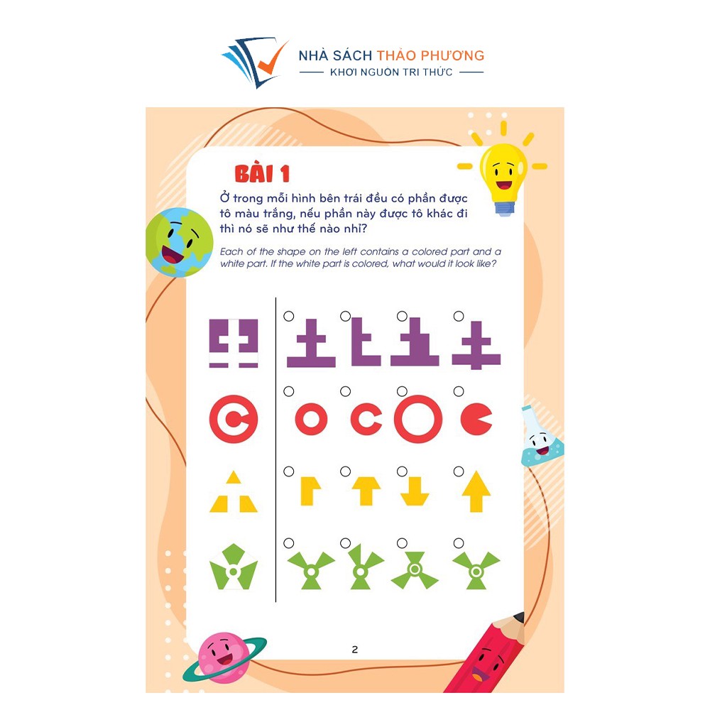 Sách - IQ vượt trội song ngữ Việt Anh phát triển trí thông minh (Combo 8 quyển)