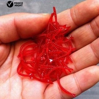 Set 50 Mồi Câu Cá Giả Hình Giun Đất