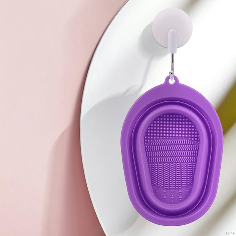 Miếng Silicone Vệ Sinh Cọ Trang Điểm Gấp Gọn Tiện Lợi