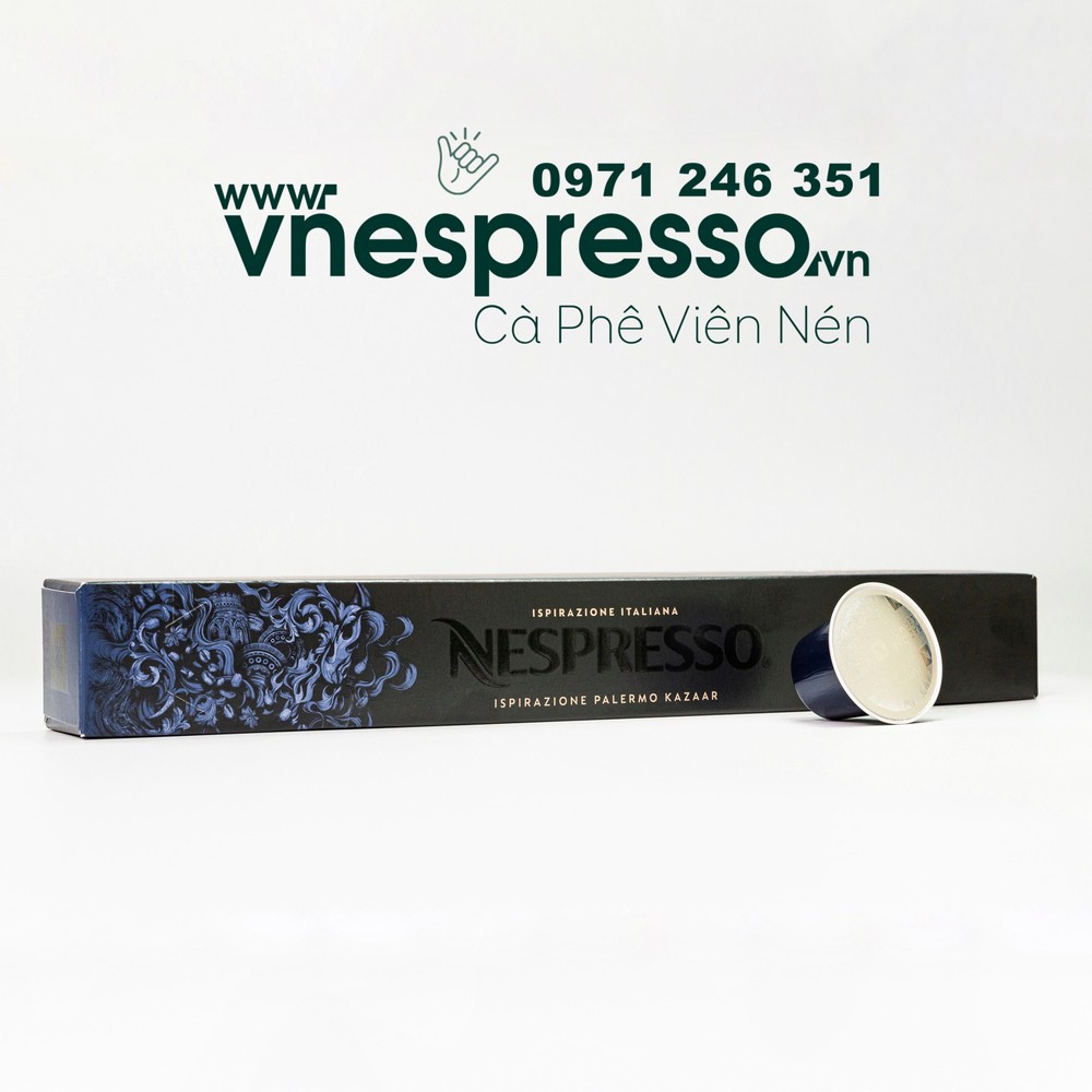 Viên nén cà phê Nespresso - Dòng "ĐẬM ĐÀ" INTENSO- Ispirazione Italiana - hộp 10 viên