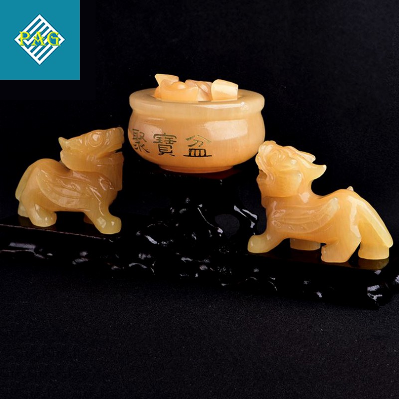 TỲ HƯU CHẦU BÁT TỤ BẢO ĐÁ NGỌC HOÀNG LONG