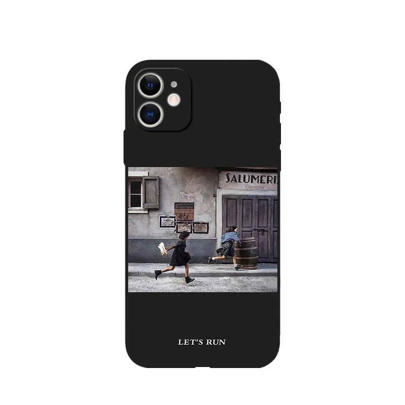Ốp Điện Thoại Mềm In Hình Cô Gái Cho iPhone 12 mini 13 14 15 Pro Max XR X 6S 7 8 Plus SE2 11 Pro Xs Max