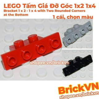 [1 Cái, Chọn Màu] LEGO Tấm Giá Đỡ Góc Bracket 1x2 / 1x4 ID 28802, 10201