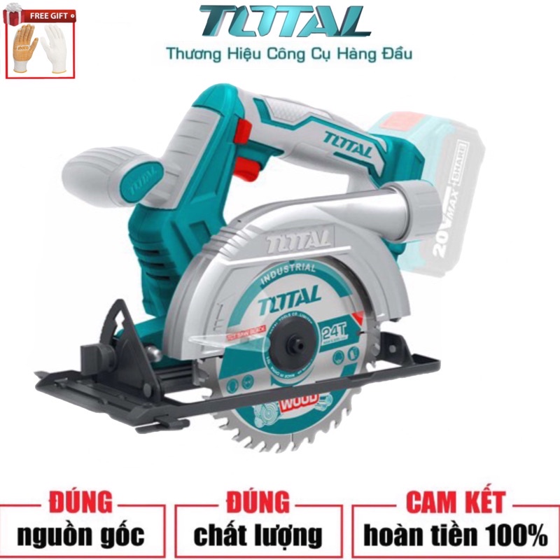 TOTAL Máy cưa đĩa tròn dùng pin Lithium 20V TSLI1401