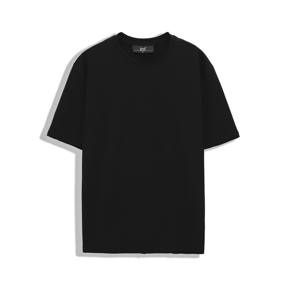 Áo Thun Nam Cổ Tròn INF Trơn Unfinished ,Vải Cotton Co Giãn Form Regular AT010461 ,Somehowstore