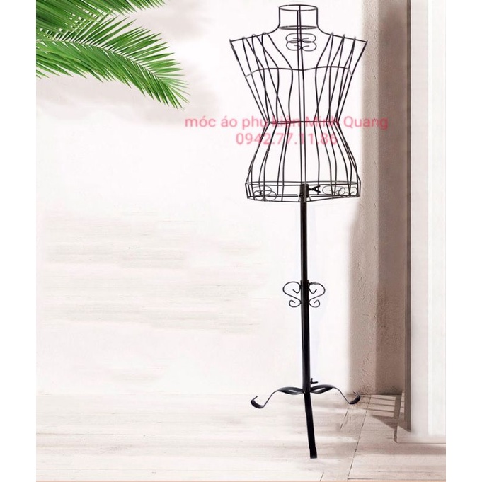 Manocanh sắt nữ, canh trưng bày dành cho cửa hàng và shop thời trang