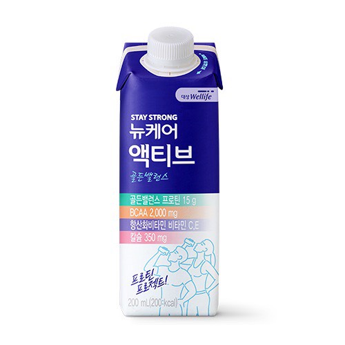 Sữa dinh dưỡng Nucare bổ sung protein DAESANG WELLIFE Nucare active 200ml