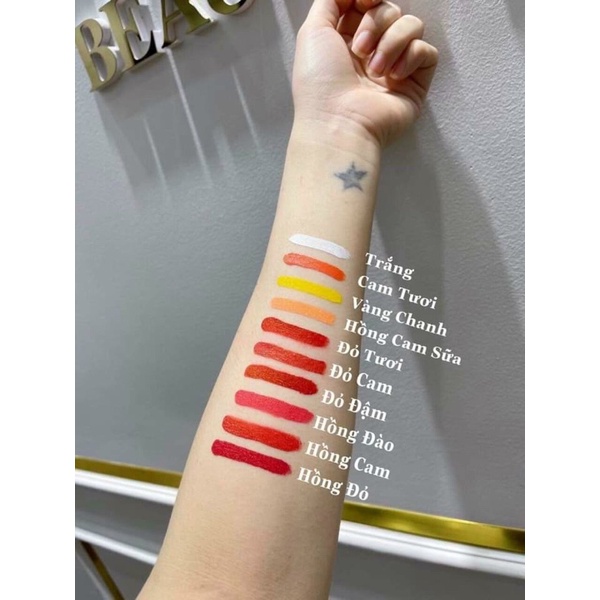 Mực xăm H Hoa Đào siêu bám có tem check mã cod