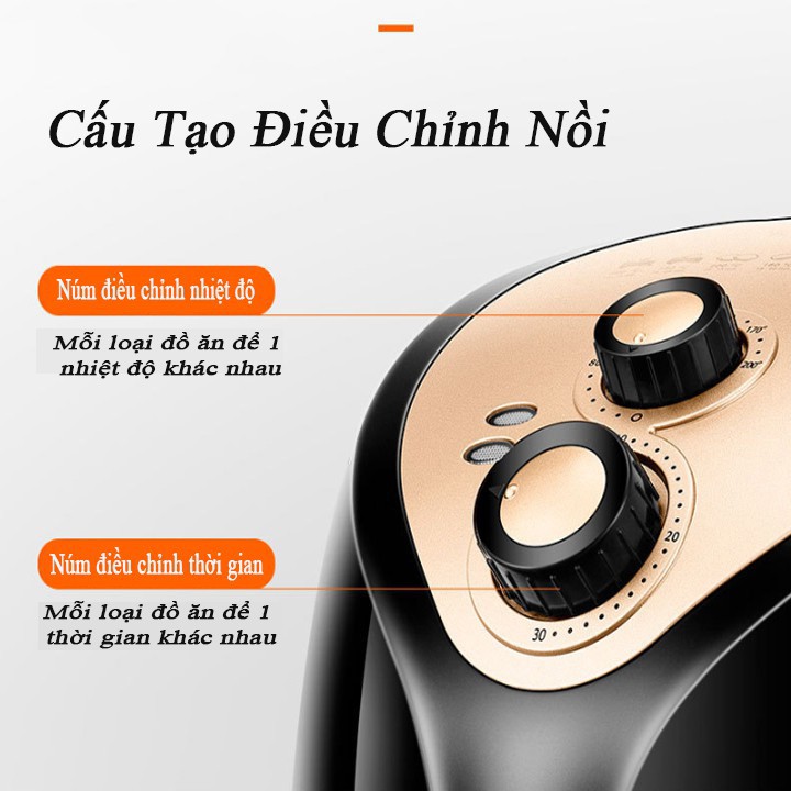 Nồi chiên không dầu KonKa 3.5L, công suất 1400W KonKa, Dễ sử dụng, Bảo Hành 12 tháng, MDT046