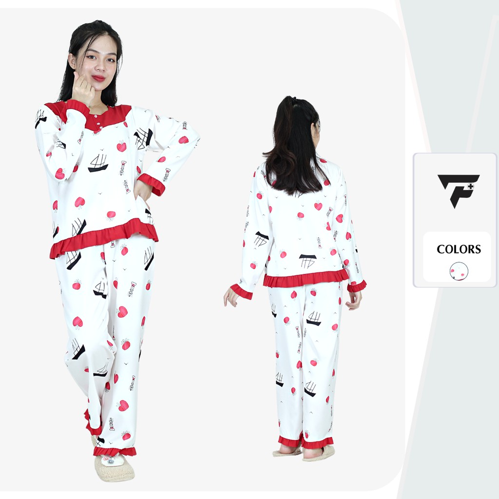 Đồ ngủ đồ bộ pijama Lụa mặc nhà tiểu thư quần dài tay dài sang chảnh FPLUS 298