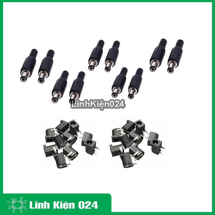 Bộ 20 Jack DC ( 10 Jack đực- 10 Jack cái )