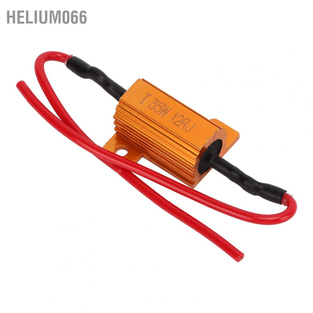 Helium066 2 Bộ Điện trở tải 35W 12Ohm Lỗi phụ kiện thay thế miễn phí cho Đèn LED báo hiệu sương mù