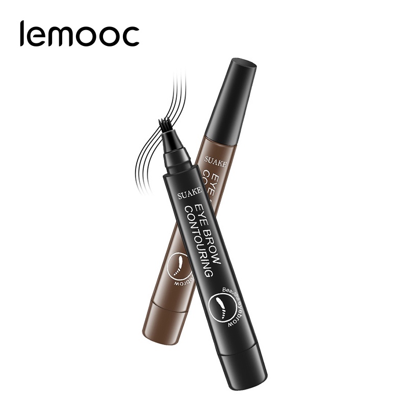 [Hàng mới về] Kẻ mày dạng lỏng đầu 4 chĩa trang điểm chống thấm nước | BigBuy360 - bigbuy360.vn