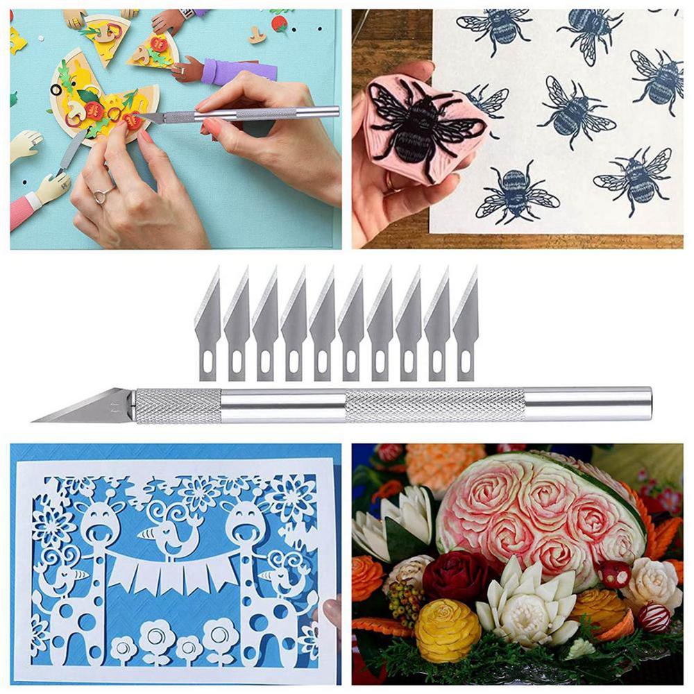 ELEGANT Bộ Thẻ Cắt Giấy Vinyl Thủ Công DIY Đa Ứng Dụng