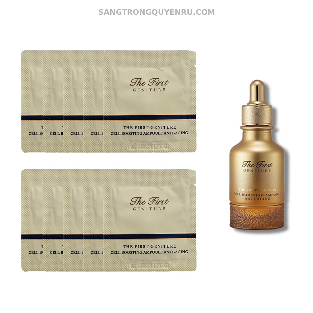 Gói Tinh Chất Chống Lão Hoá Ohui The First Geniture Cell Boosting Anti-Aging 1ml - Tăng Độ Đàn Hồi Cải Thiện Nếp Cho Da