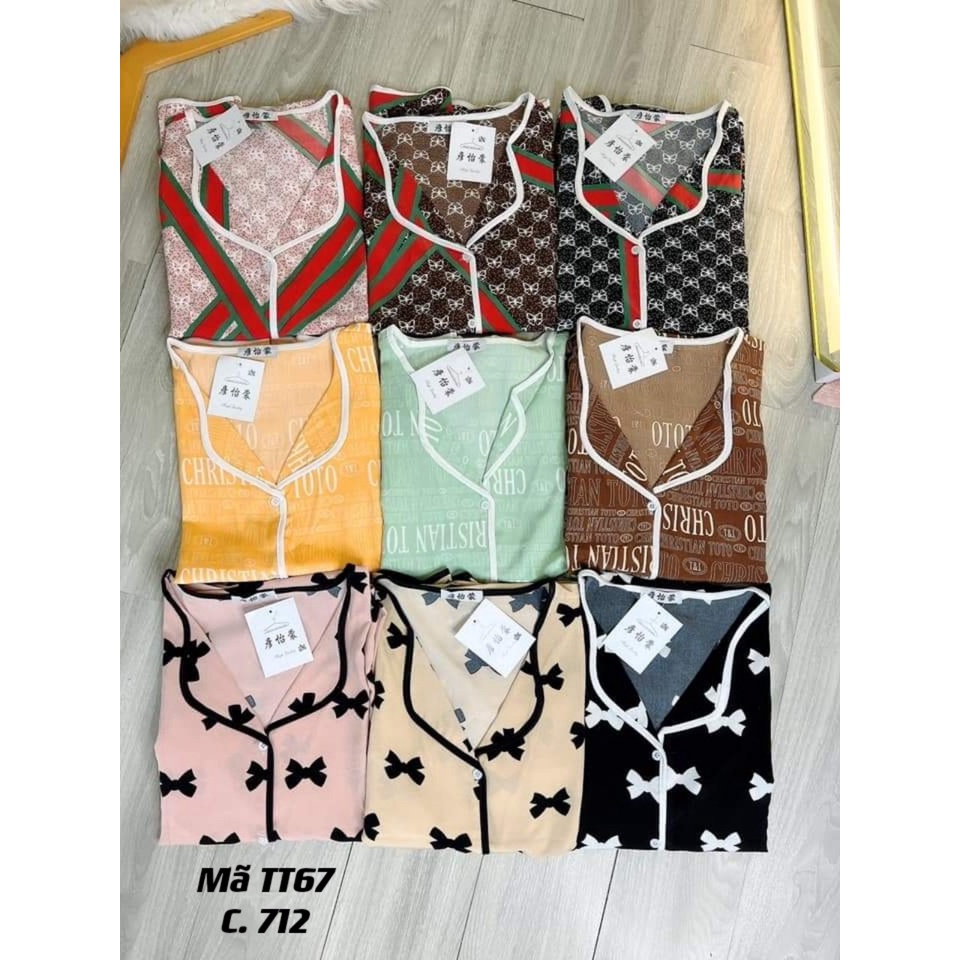 TT67 - BỘ PIJAMA QUẦN LỬNG ÁO CÁNH DƠI DƯỚI 63 KG (KÈM HÌNH THẬT 100% ) | BigBuy360 - bigbuy360.vn