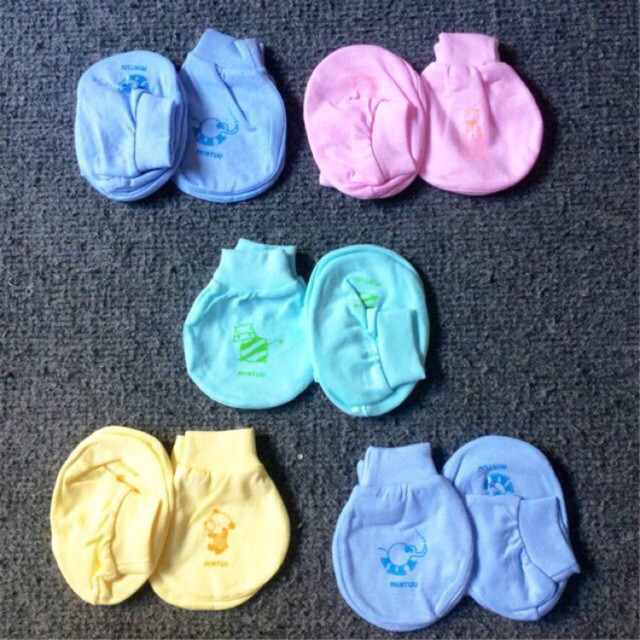 Bộ bao tay chân Mintu cotton