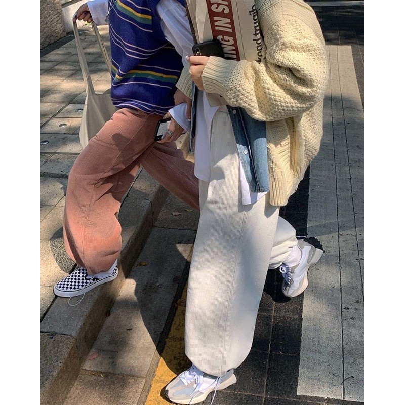 [GIÁ HUỶ DIỆT ] Quần Nhung Chốt Gấu Mặc 2 Kiểu Nhiều Màu | BigBuy360 - bigbuy360.vn