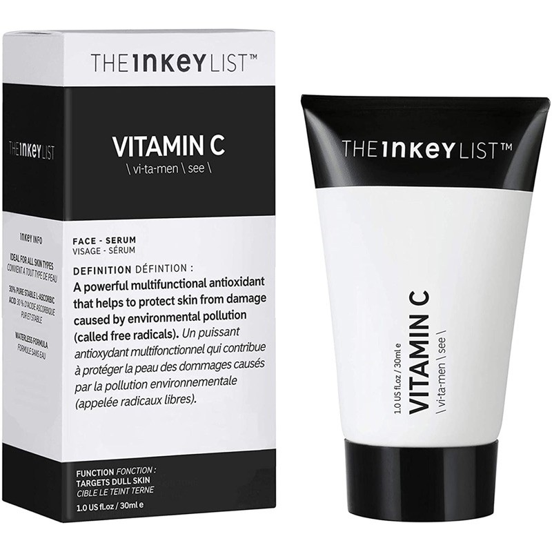 (Bill US) Kem dưỡng sáng da mờ thâm Vitamin C Brightening cream The INKEY List 30ml