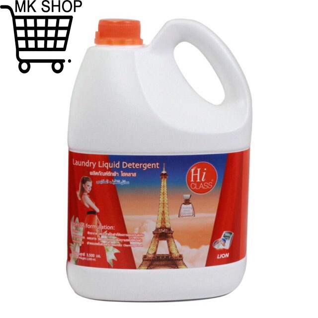 Nước Giặt Thái Lan Hiclass Can 3000ml Hàng Cao Cấp - NG4 Giặt Sạch, Tiết Kiệm, Giặt Cực Thơm