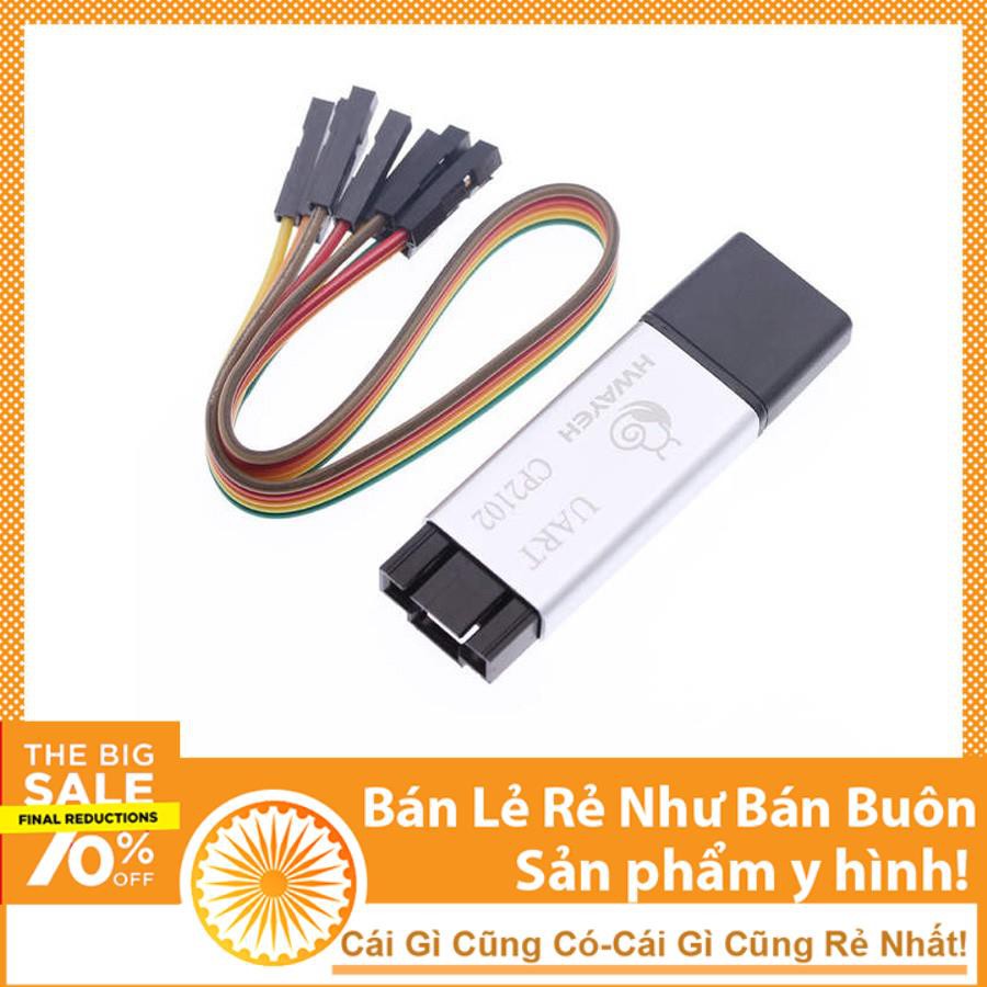 Mạch Chuyển Đổi USB to TTL CP2102 Vỏ Nhôm