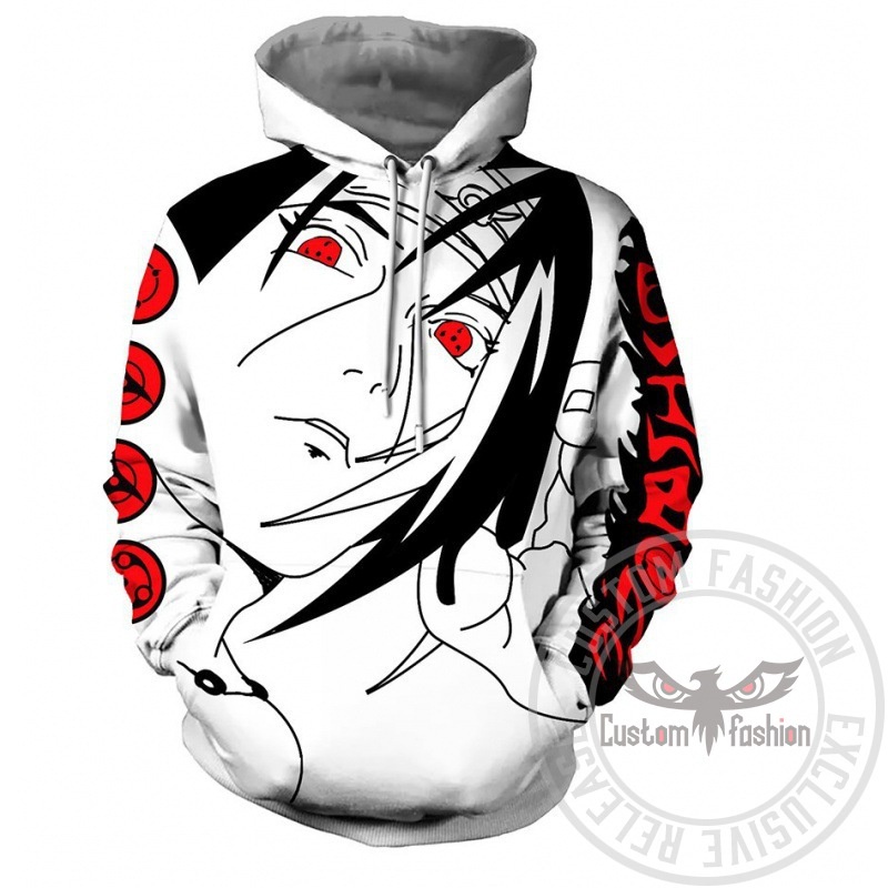 Áo Khoác Hóa Trang Nhân Vật Anime Naruto 3D Có Nón Dành Cho Nam