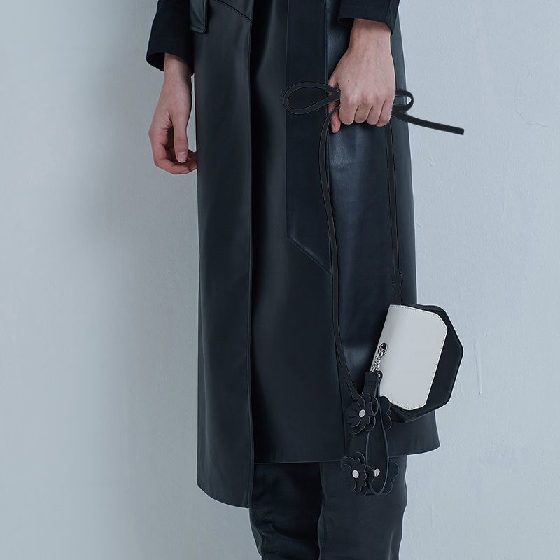 Túi Đeo Chéo mini Màu Sắc Tương Phản Họa Tiết Hoa Đơn Giản Phong Cách Mới