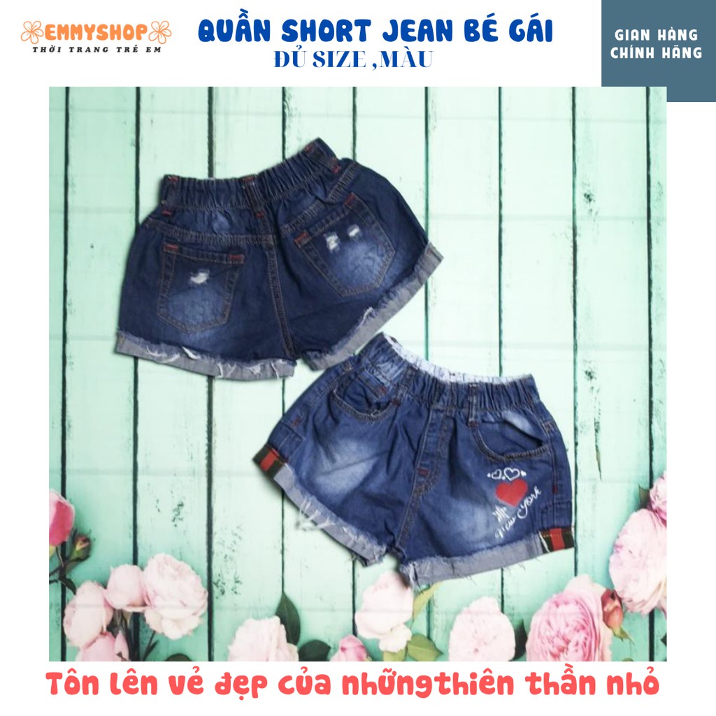 Quần short jean bé gái Kata chất Jean cotton, wash mềm, thoáng mát,từ 15-20 tuổi,đủ màu,size