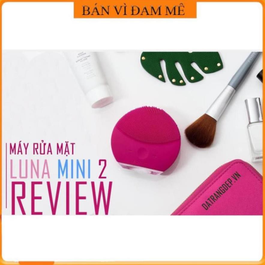 ✔️ Máy Rửa Mặt Foreo Luna Mini 2 Cao Cấp Rung Sóng Siêu Âm Sonic 4.0, Chống Thấm Nước, Làm Sạch Sâu Da Mặt [BH 1 Đổi 1]