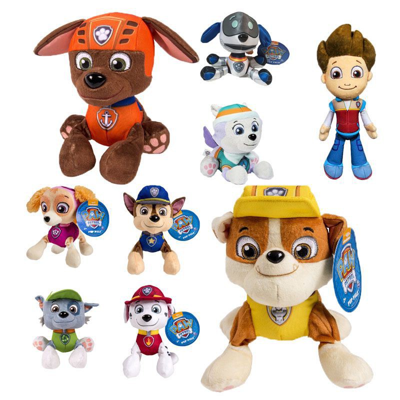 MARSHALL Paw Patrol Thú Nhồi Bông Hình Chú Chó Cứu Hộ Đáng Yêu