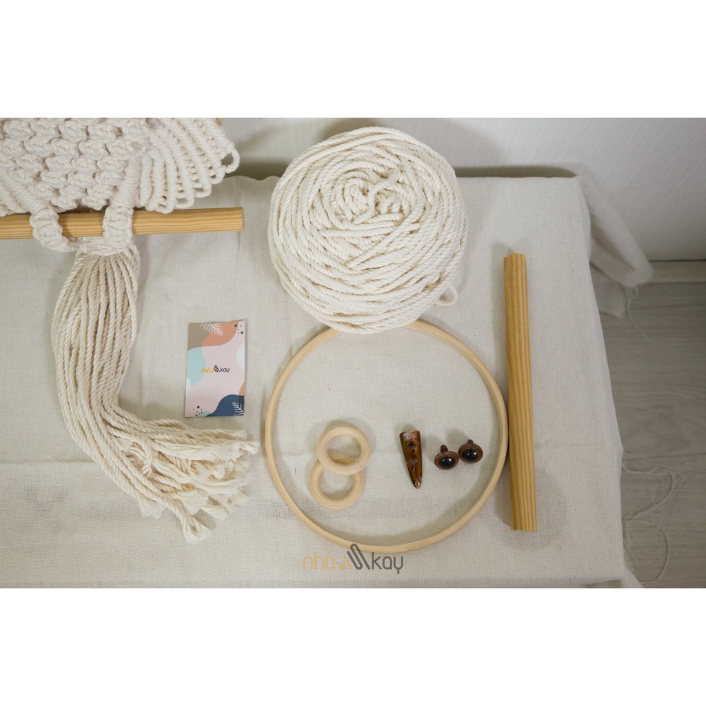 SET LÀM CÚ MÈO MACRAME