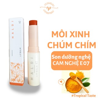 Son Trần l Son Dưỡng Cam Nghệ Mềm Môi, Chống Khô Nẻ, Lên Màu Tươi Tắn - Son Dưỡng Nghệ Epis Có Màu Tone Cam Nghệ E07