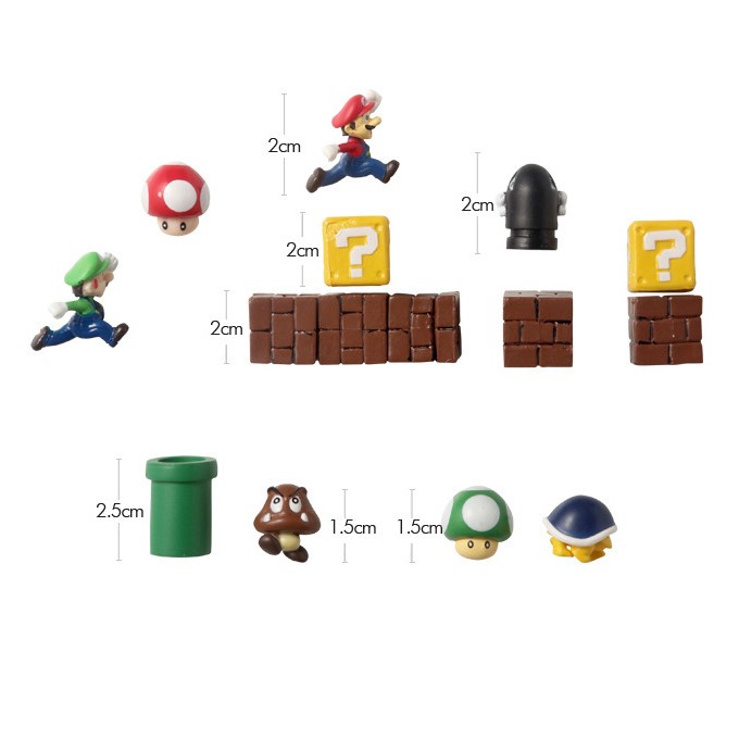 Nam châm tủ lạnh, Mô hình Super Mario vui nhộn