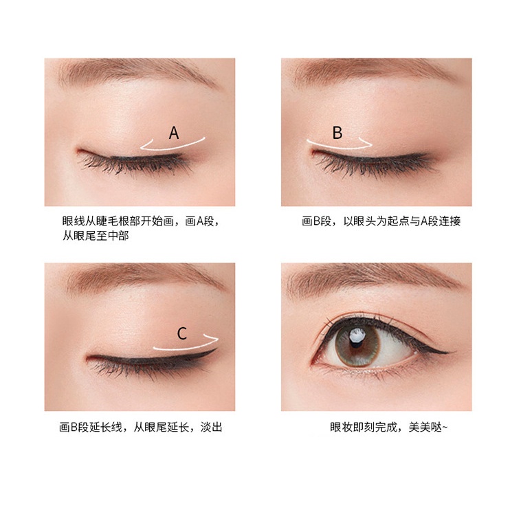 Bán buôn Tin tức Màu đỏ New Star Eye Pen Makeup Black Eye Line Pincush Sinh viên không thấm nước không dễ bị smudge người mới bắt đầu