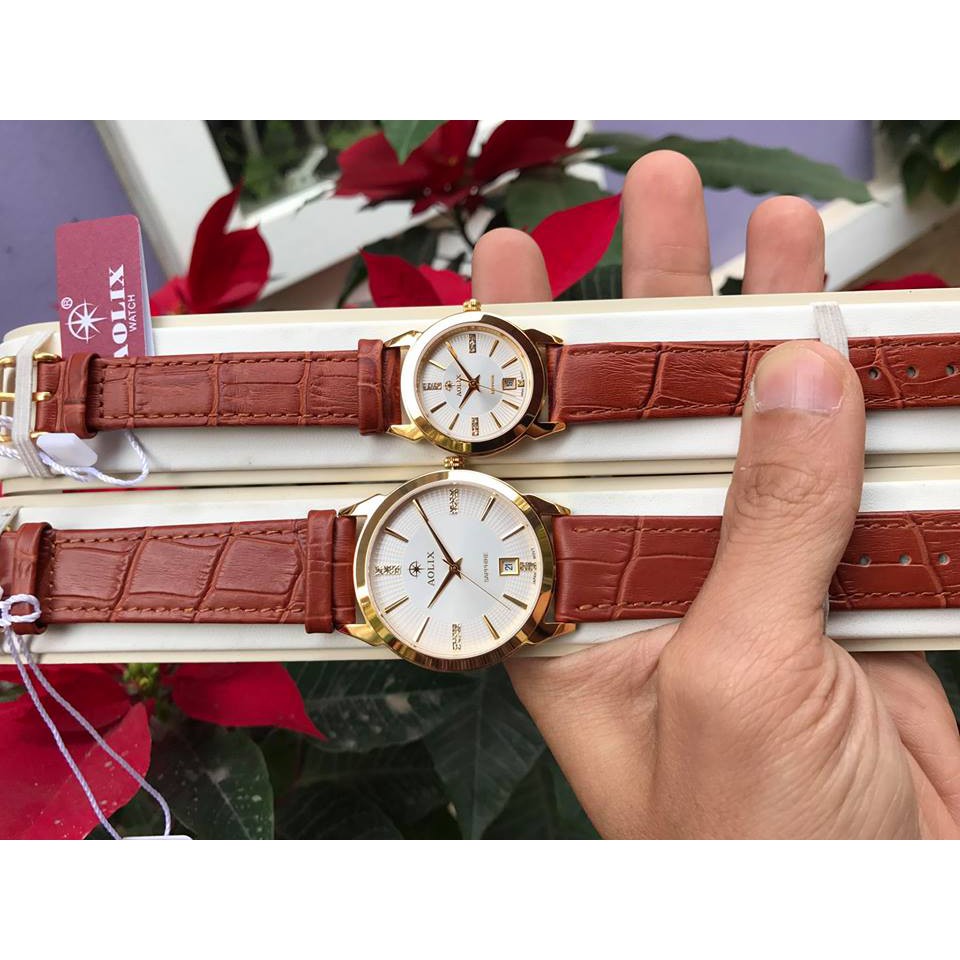 Đồng hồ cặp đôi chính hãng aolix al 9094.