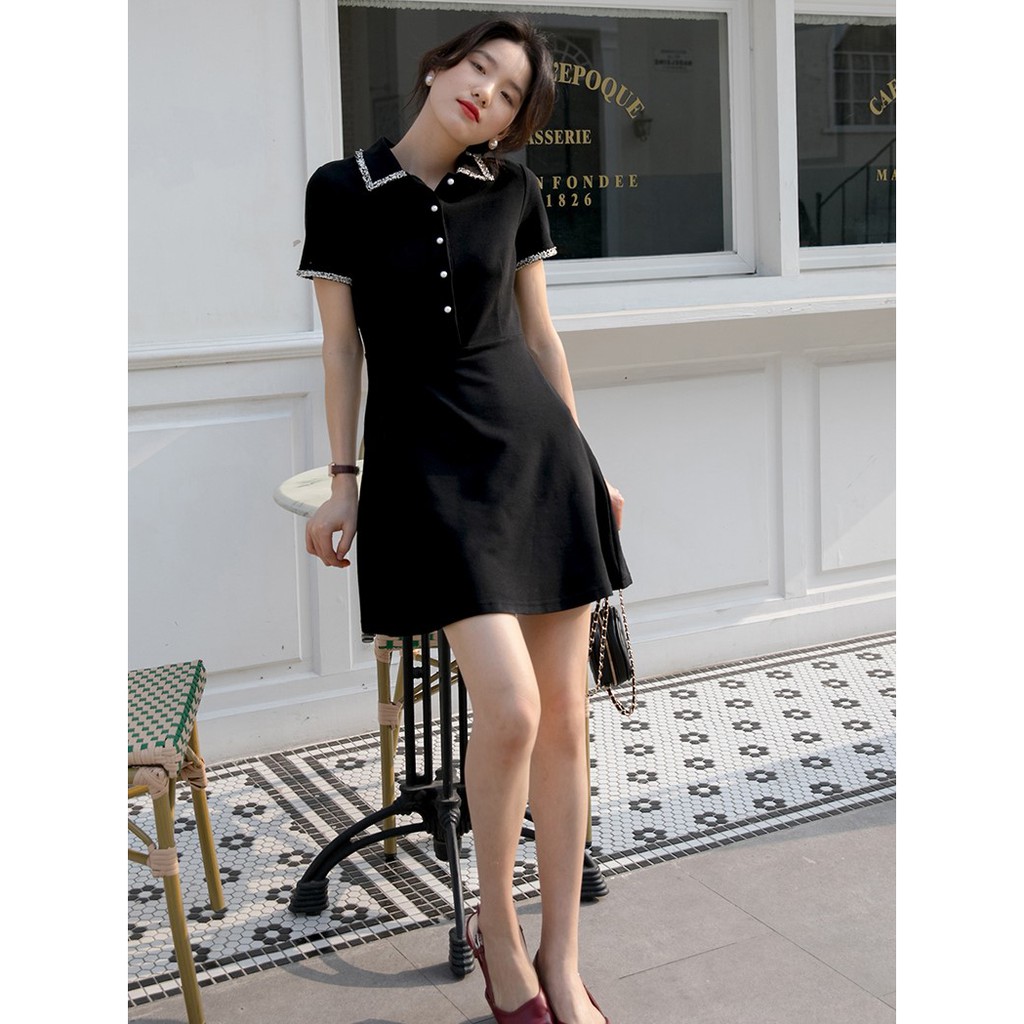 ĐẦM PHỐI VIỀN CỔ & TAY | LUCIA | BigBuy360 - bigbuy360.vn