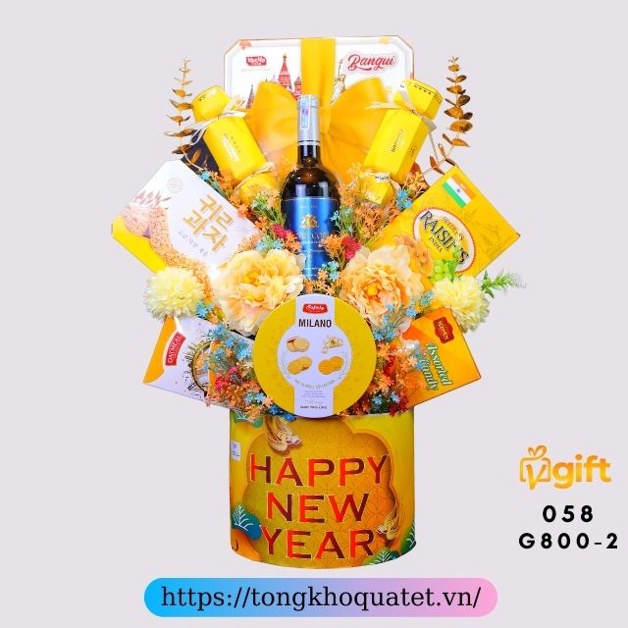 Giỏ Quà Tết 2022 Mẫu Giỏ 750 - 800 ( 6 Giỏ Quà Tết ) | BigBuy360 - bigbuy360.vn