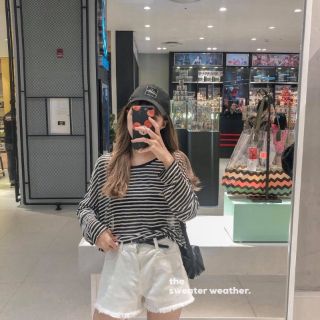 Phông dài tay đan dây lưng