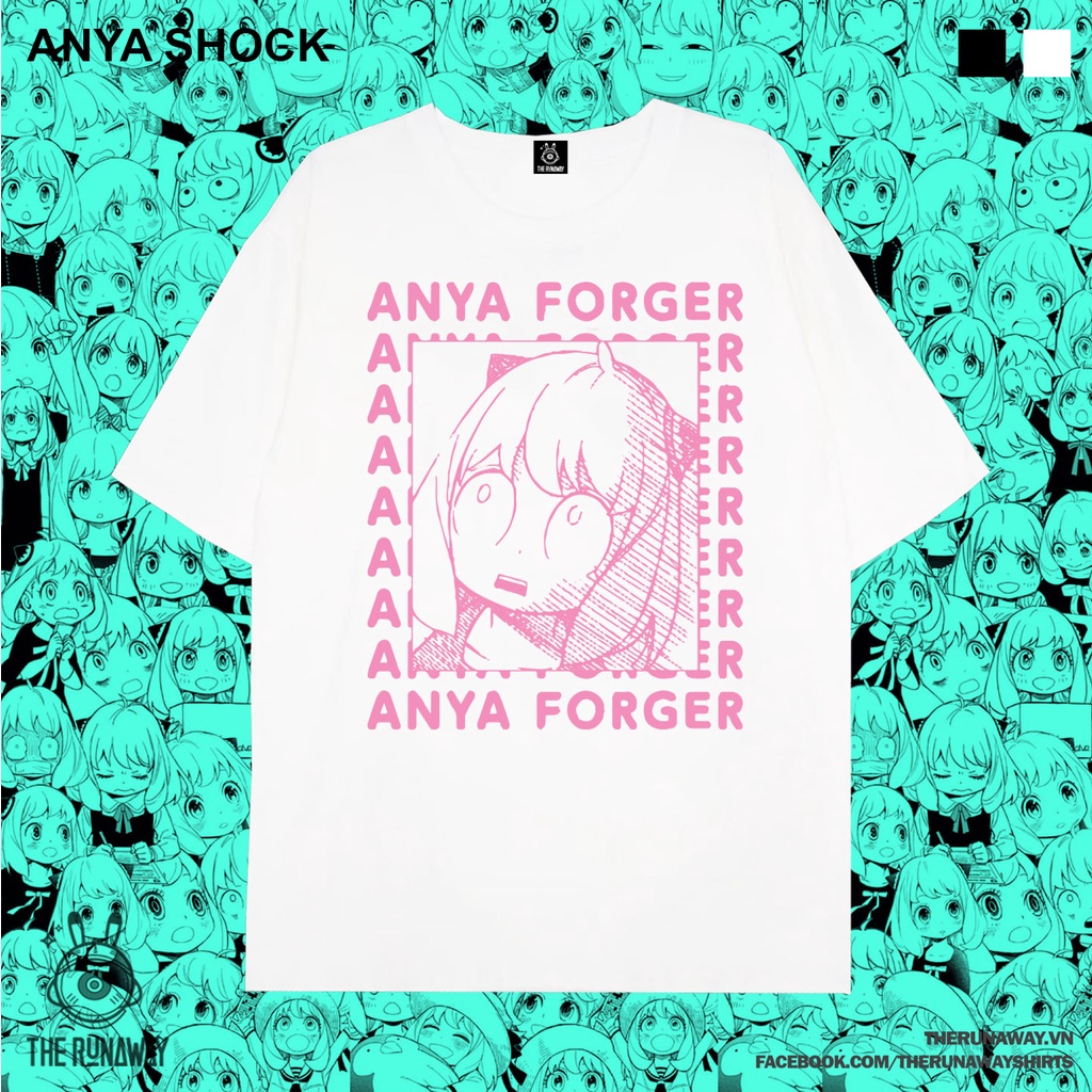Áo phông Spy x Family: Anya Shock Nam / Nữ Cotton by The Runaway