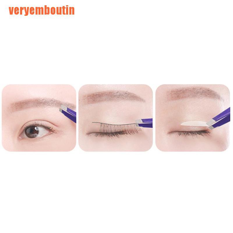 Set 2 Dụng Cụ Tẩy Lông Mày Chuyên Nghiệp Bằng Thép Không Gỉ