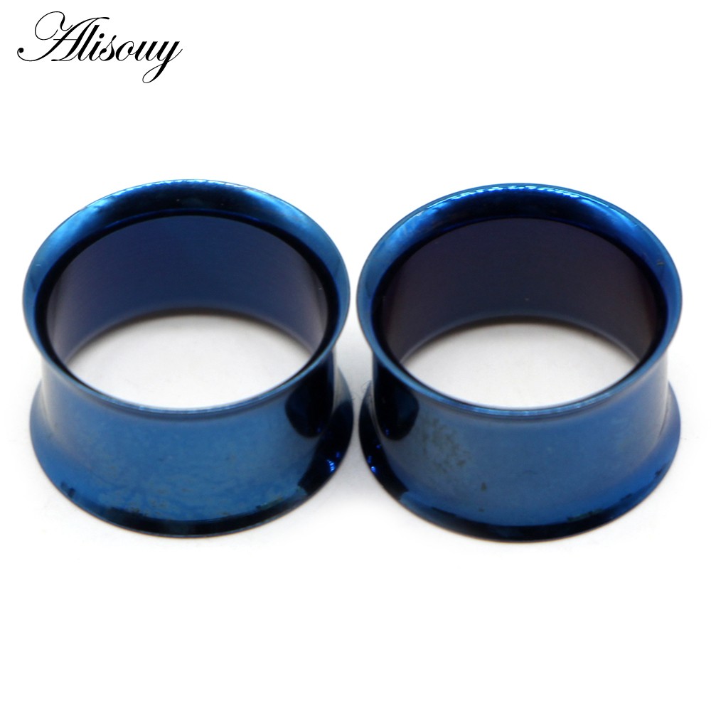 Alisouy Set 2 Khuyên Nong Tai Bằng Thép Không Gỉ Cá Tính