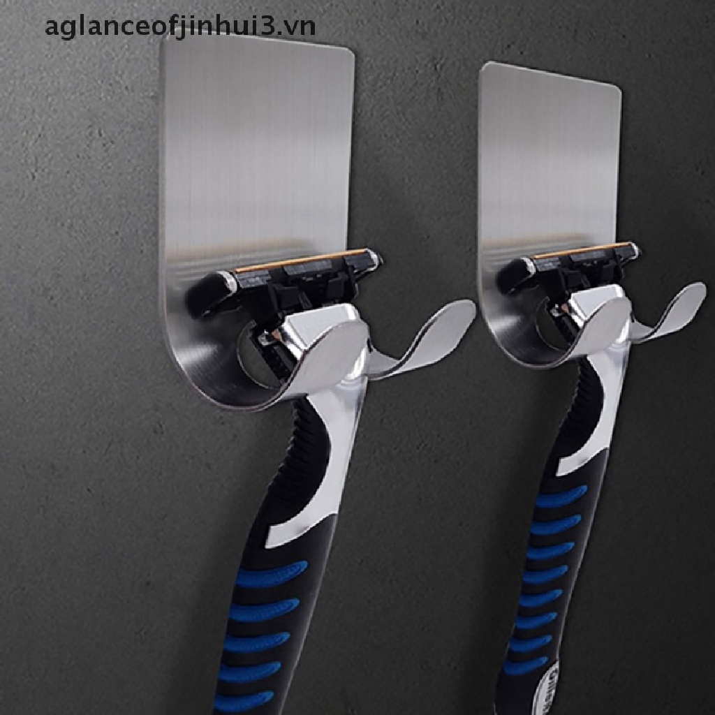 Giá Đỡ Dao Cạo Râu Có Móc Treo Tiện Dụng Cho Phòng Tắm