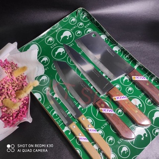 Bộ dao KIWI 5 món cán gỗ