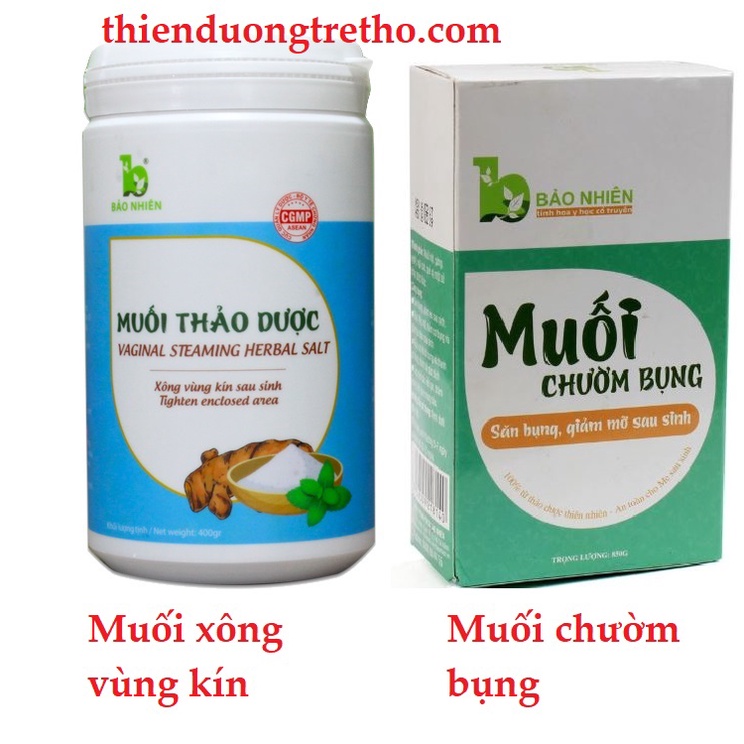 [Chính Hãng] [Tặng 1 túi đựng muối chườm bụng] MUỐI CHƯỜM BỤNG, MUỐI XÔNG VÙNG KÍN THẢO DƯỢC BẢO NHIÊN