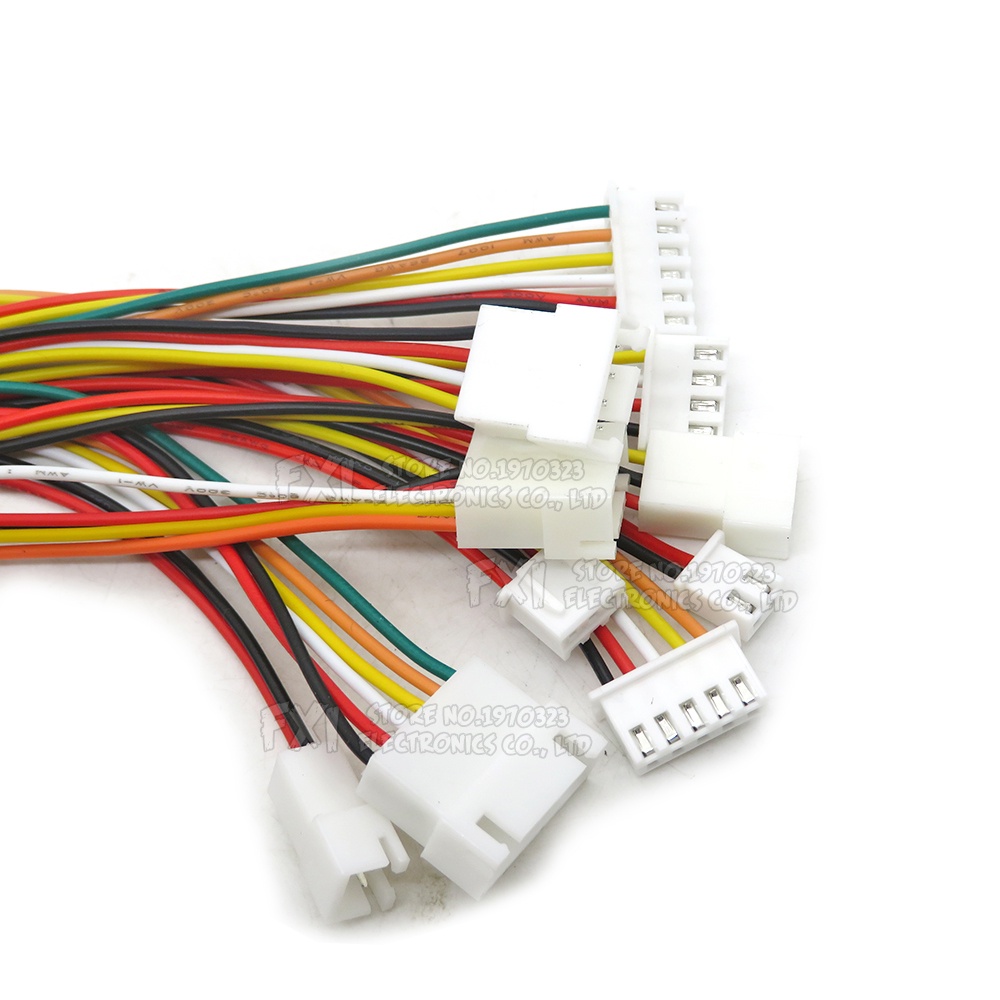 Đầu Nối Dây Cáp JST XH2.54mm 2P 3P 4P 5P 6P 7P 8P 2.54mm 2.54mm 20CM 26AWG