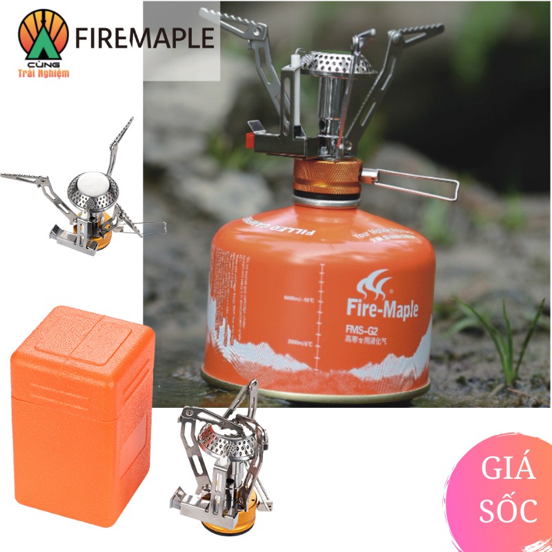 [CHÍNH HÃNG] Bếp Gas Mini Fire Maple FMS-102 Nhỏ Gọn Di Động Chuyên Dụng Cho Du Lịch, Dã Ngoại Cắm Trại