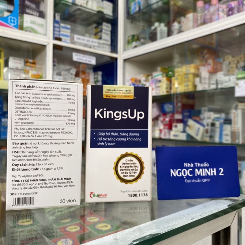 ✅ KingsUp ( hộp 30 viên ) Tăng cường sinh lý Nam [ king up Kingsup , king , up , king ups ]